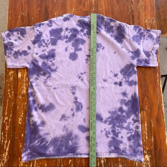 SOLD——PRINCE Purple Tie Dye Music Graphic Tee - Picture 4 of 5